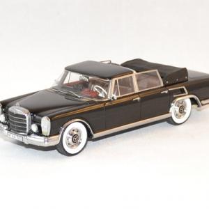 Mercedes 600 swb landaulet cabrio noire 1970