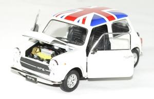 Mini cooper 1300 blanc 1 24 welly autominiature01 1 