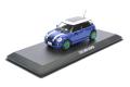 Mini Cooper S bleu the italian job film 2003