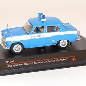 Moskwitch 407 1959 Police de Budapest Hongrie Ist 1/43