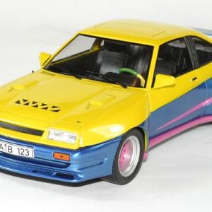 Opel manta B Mattig jaune - bleu