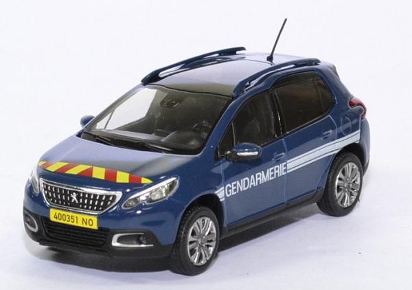 Peugeot 2008 gendarmerie 2016 1 43 norev autominiature01 479822 1 