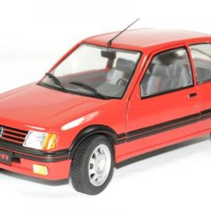 Peugeot 205 GTI 1.9 phase 1 rouge Solido 1-18  S1801702