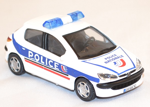 Peugeot 206 police nationale oliex miniature auto autominiature01 com 2 