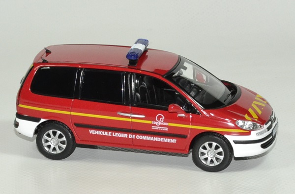 Peugeot 807 pompier 1 43 norev autominiature01 3 