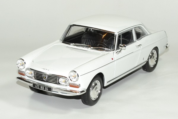 peugeot 404 Coupé 1967 blanc Arosa 1/18 miniature Norev