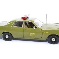 Plymouth fury a team 1977 police militaire greenlight 1 18 autominiature01 19053 3 