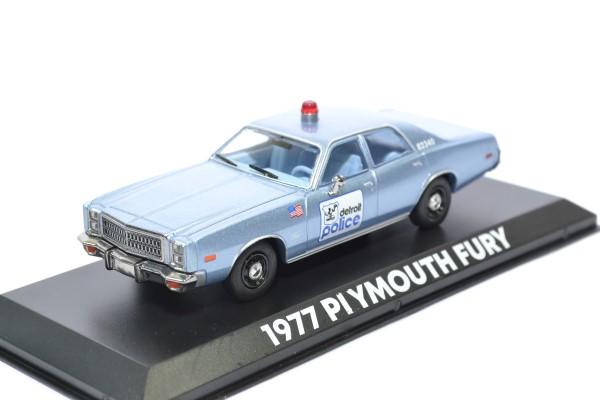 Plymouth fury detroit police 1977 greenlight 1 43 autominiature01 86565 1 