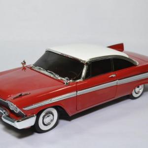 Plymouth Fury Christine version nuit 1958 film de 1983 rouge