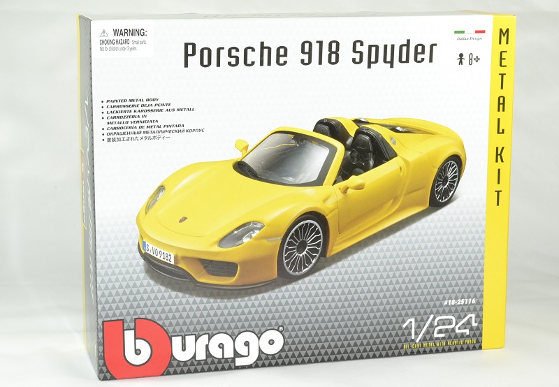 Porsche 918 spyder kit a monter 1 24 bburago autominiature01 1 