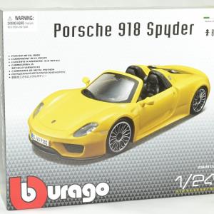Porsche 918 Spyder jaune kit à monter carrosserie déjà peintre