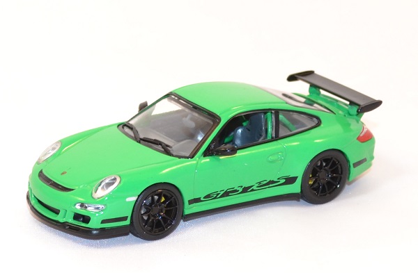 Porsche gt3 997 rs verte 1 43 lucky die cast autominiature01 1 