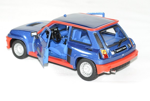 Renault 5 turbo bleu 1 24 bburago autominiature01 4 