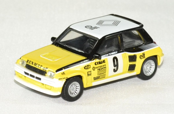 Renault 5 turbo 1er monte carlo #9 Ragniotti norev 1/64