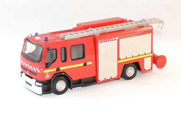 Renault Premium Sapeurs Pompiers fpt miniature Bburago 1/50