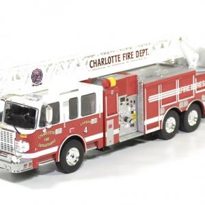 Smeal Grande echelle Fire truck Charlotte Fire Dpt