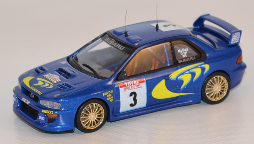 Subaru wrc impreza corse 1 43 3 mc rae trofeu 1998 autominiature01 com tro1130 1 