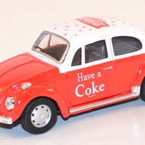 Volkswagen bettle red and white 1966 Coca Cola 1/43 Motor City