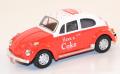 Volkswagen bettle red and white 1966 Coca Cola 1/43 Motor City