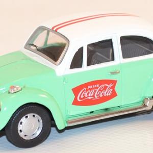 Volkswagen coccinelle vert blanc 1966 Coca Cola