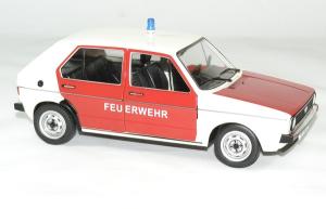 Volkswagen golf 1 pompier allemand 1 18 solido autominiature01 3 