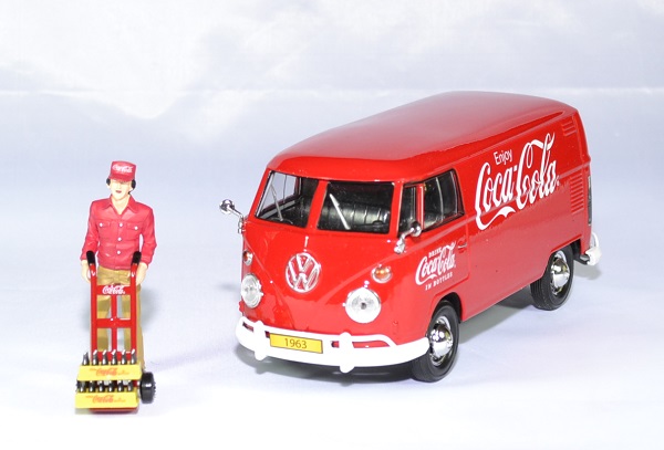 Volkswagen t1 1963 coca cola motor city 1 24 autominiature01 1